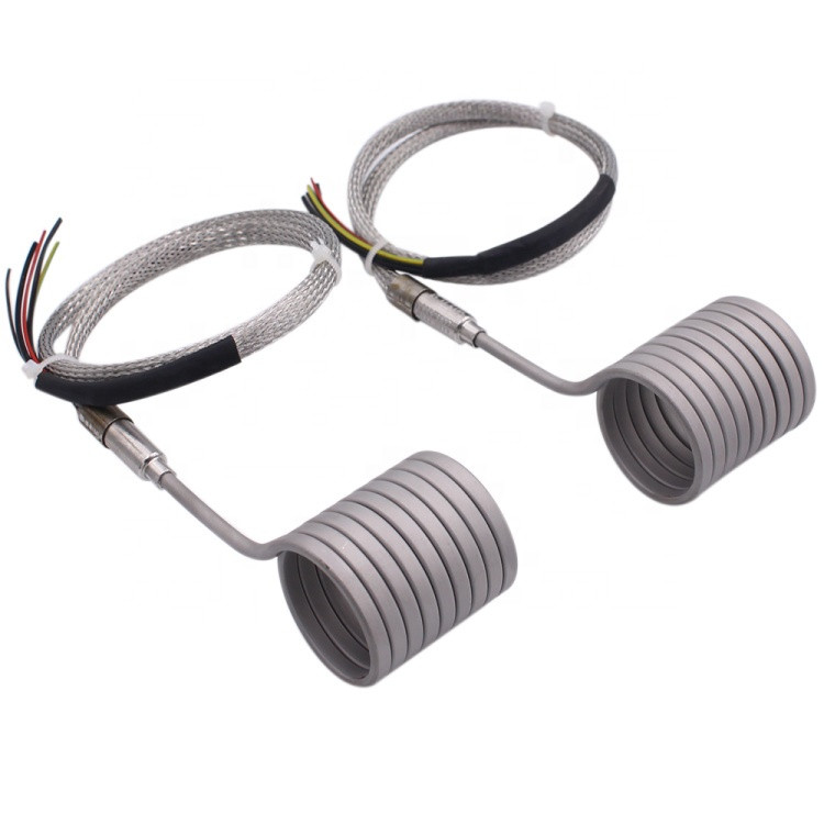 Hot Runner Coil Nozzle Heater With Thermocouple TypeK TypeJ